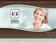 Tablet Screenshot of barrieendo.com